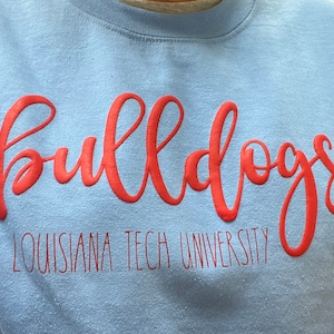 Puff Vinyl, Custom Mascot/Team Sweatshirt