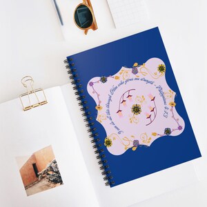 Christian Spiral Notebook, Religious Ruled Line Journal, Inspirational Prayer Diary, Faith Planner, Bible Quote Book, Religious Gift