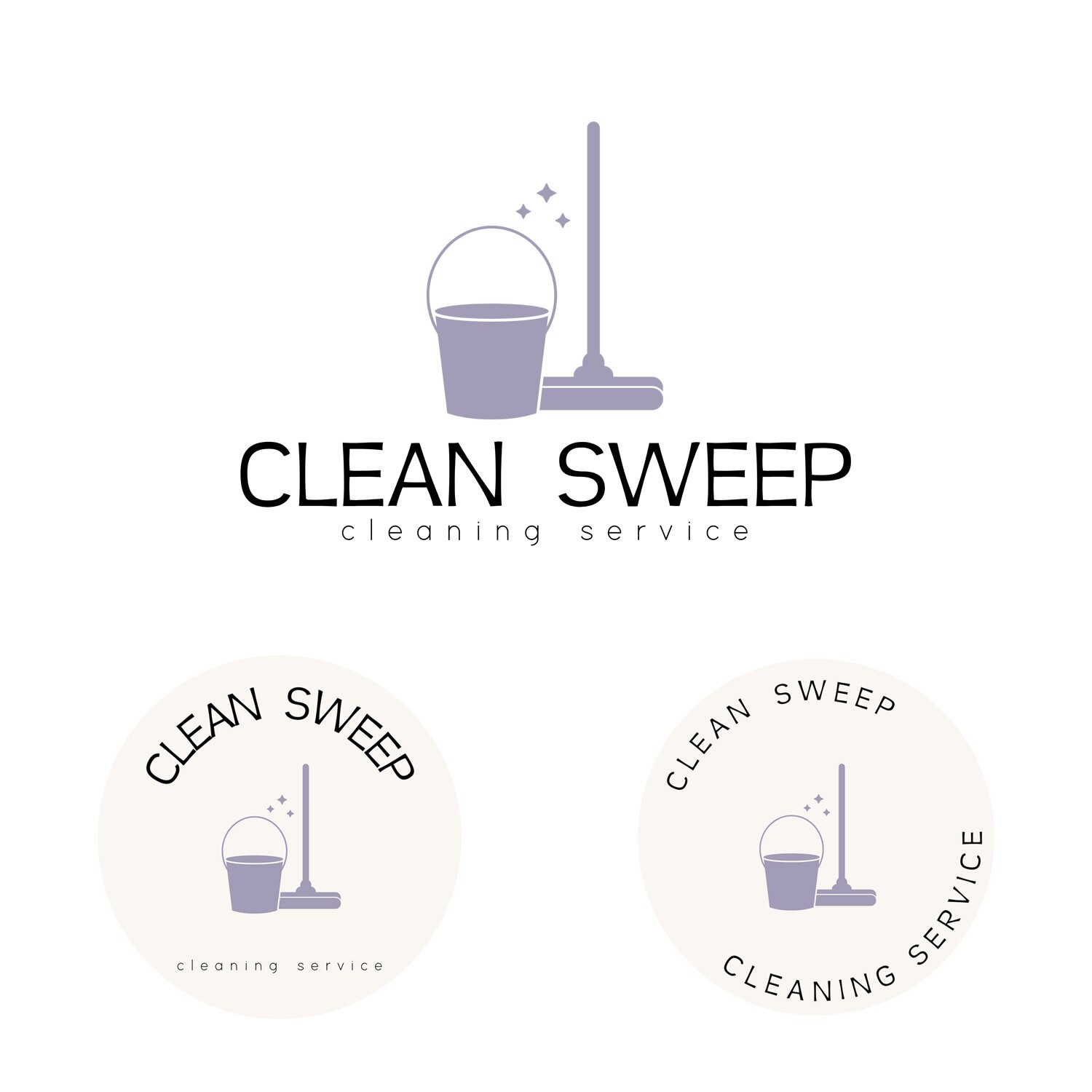 Premade Logo Template for Cleaning Business Logo Cleaning Logo Etsy