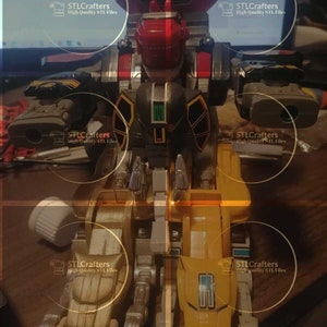 MMPR - Power Rangers - Sabertooth Tiger Zord 3D STL File