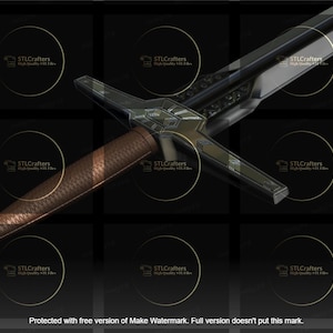 The Witcher Sword - Cosplay Prop - 3D STL File