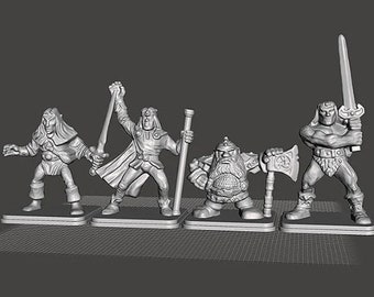 HeroQuest - Hero Figures Bundle