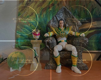 MMPR - Shattered Grid - Lord Drakkon&#39;s Throne - 3D STL File