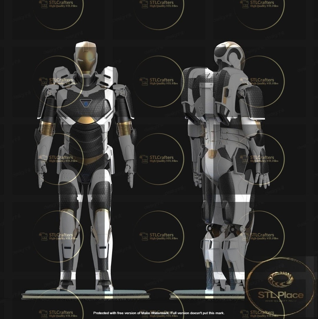 Iron Man Mark 39 Wearable Armor + Helmet - 3D Print File
