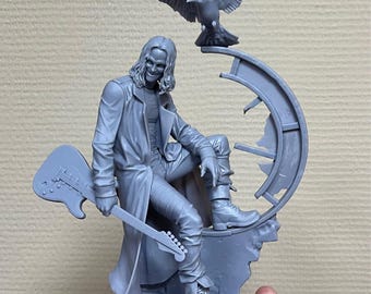 The Raven’s Vow – Gothic Vigilante Figure 3D STL File