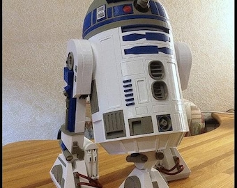 Lifesize Droid STL, Astro Service Robot Build, 3D Printable Mechanical Prop Files