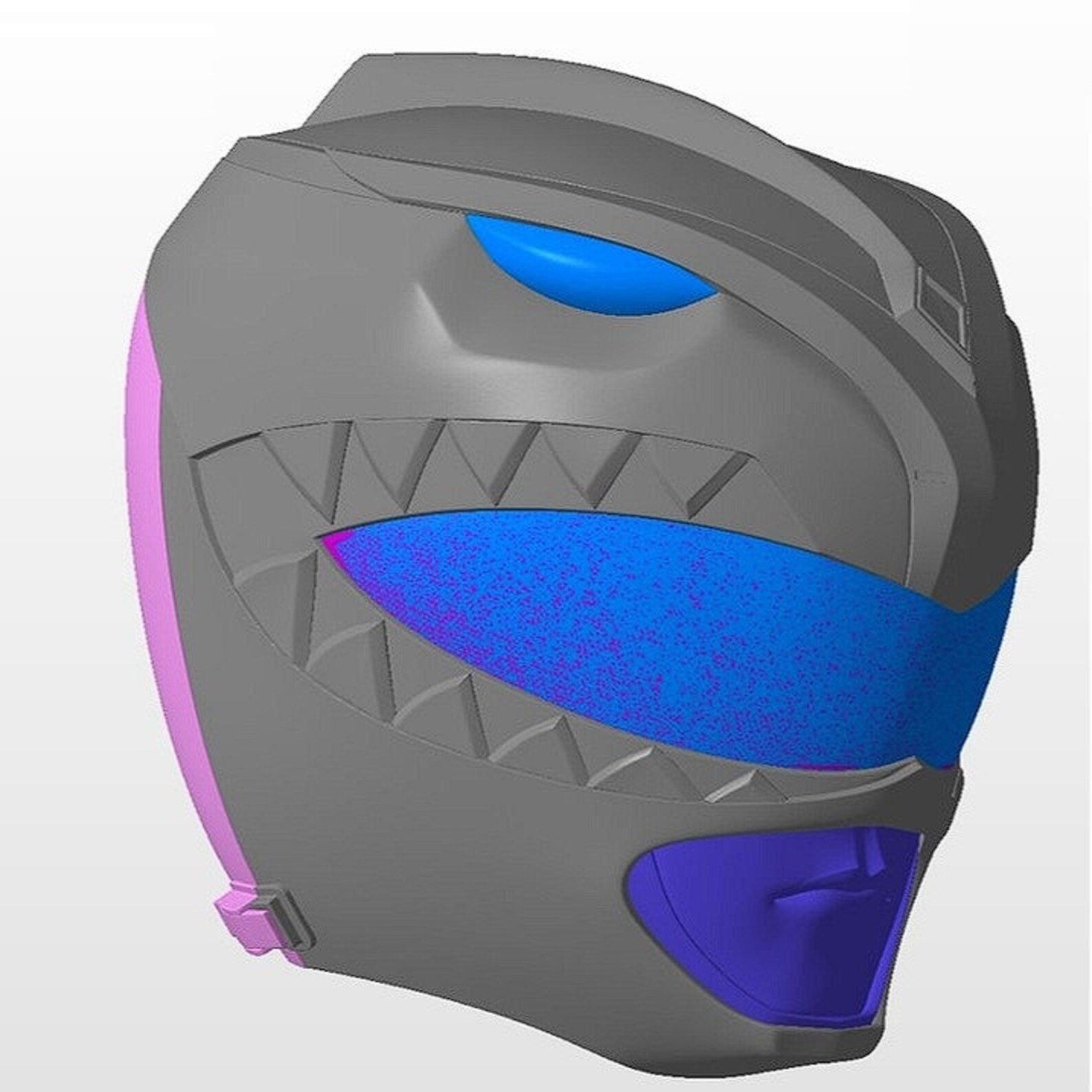 MMPR Green Ranger Helmet Cosplay Prop 3D STL File Etsy