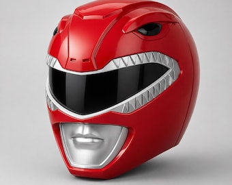 Crimson Saber Combat Helmet STL, Wearable Sci-Fi Cosplay Prop (Digital Download)