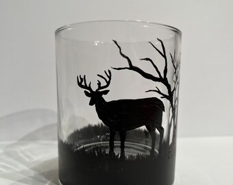 Verre de whisky de cerf