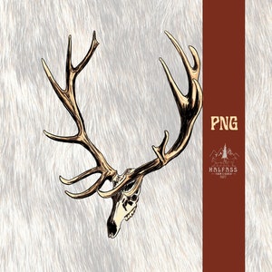 Elch Schädel Halterung png Design Datei Jagd png Elchgeweih Sublimationsdatei Herren Jagd