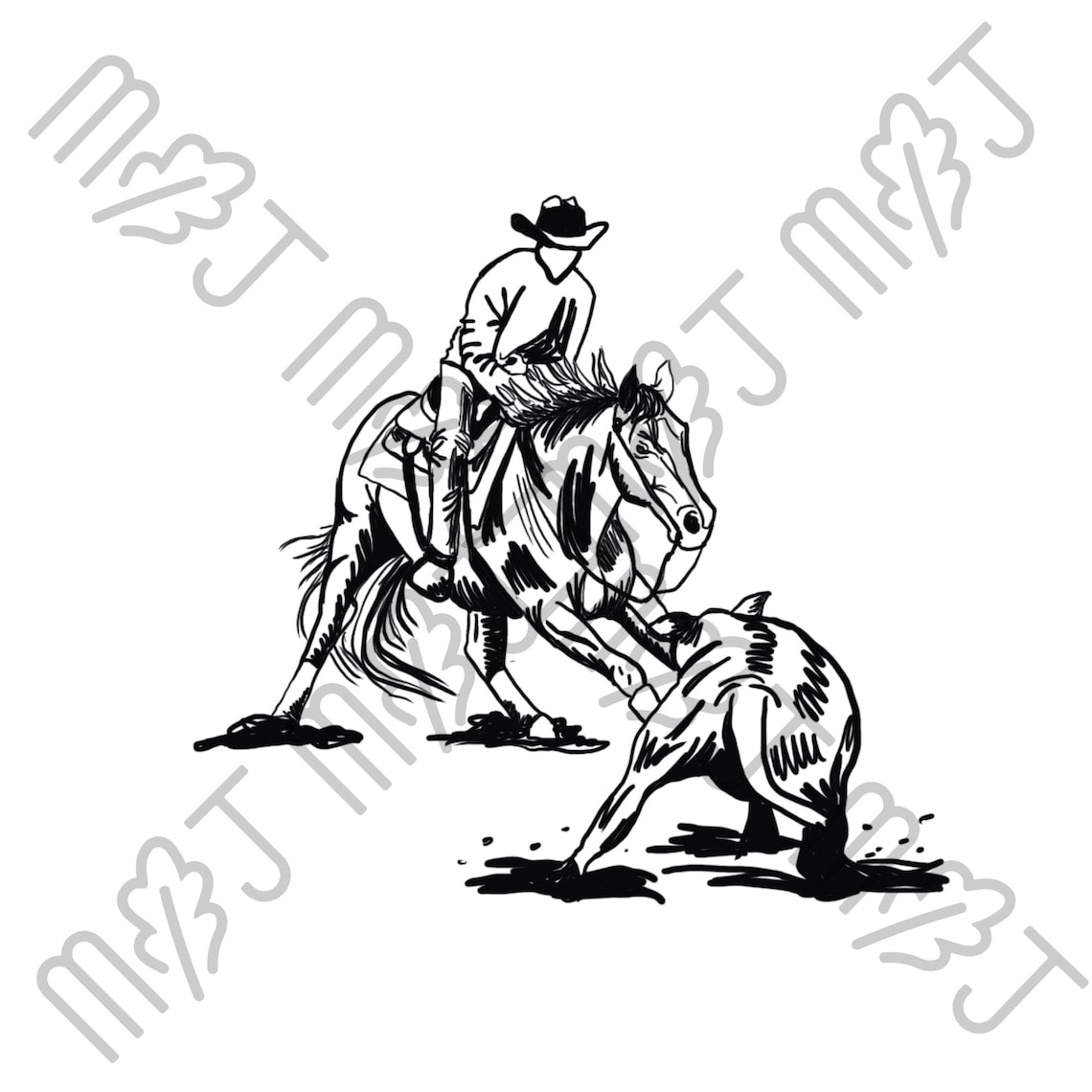 Cutting Horse Svg Western Png Horse Png Horse Western Svg for Shirt