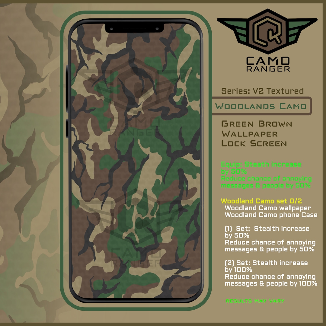 Phone Camouflage Woodlands Pattern Cell Phone Wallpaper, Hunter Camo ...