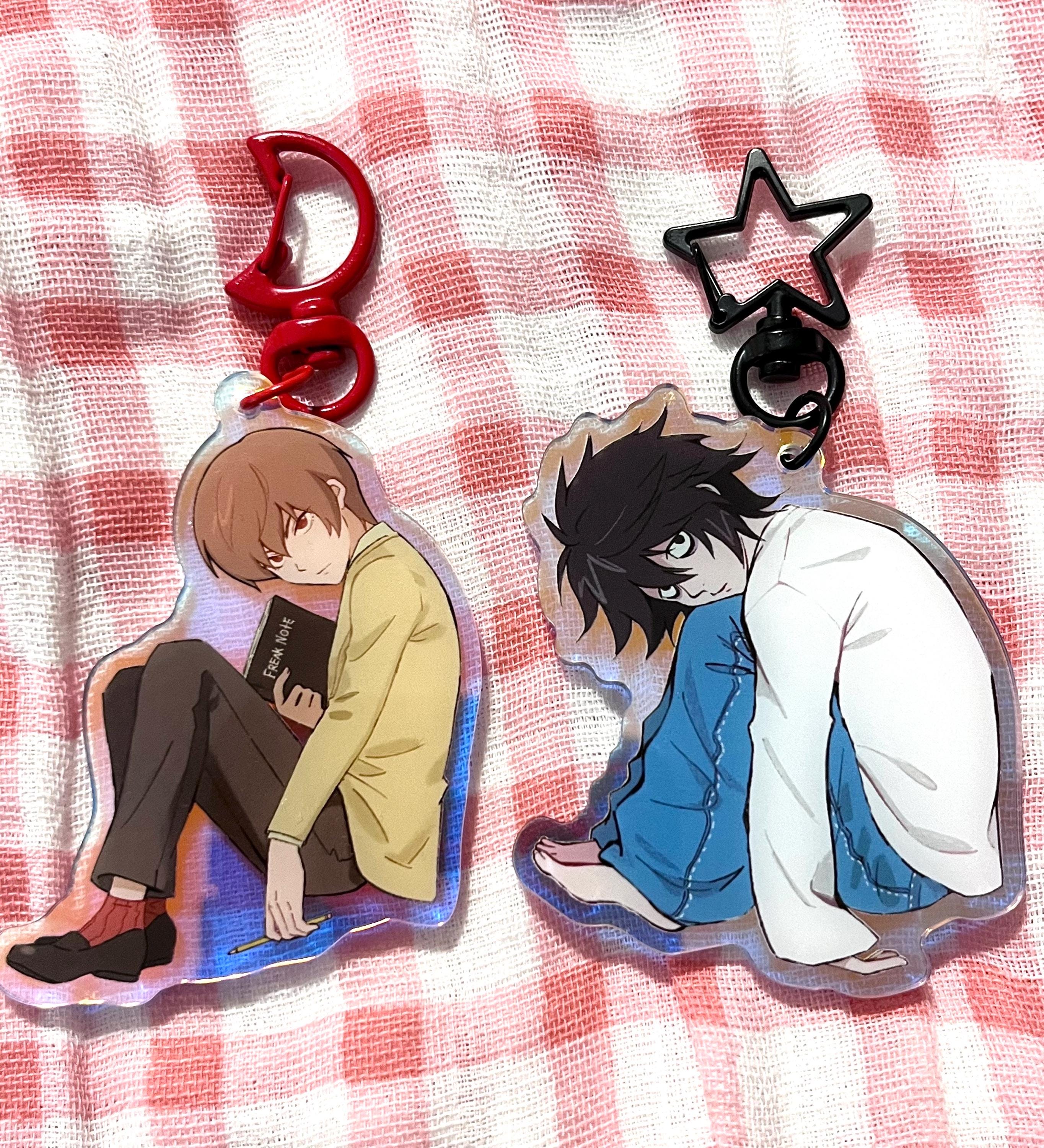 Deathnote L Keychain - Etsy