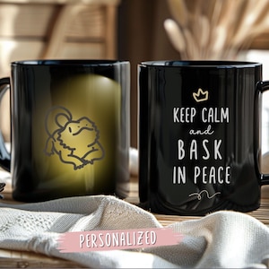 Benutzerdefinierte Bartagame Geschenk Personalisierte Lustige Reptil Besitzer Geschenk, Bearded Dragon Papa Haustier Liebhaber Vatertag Geburtstag Weihnachten Familie Tasse