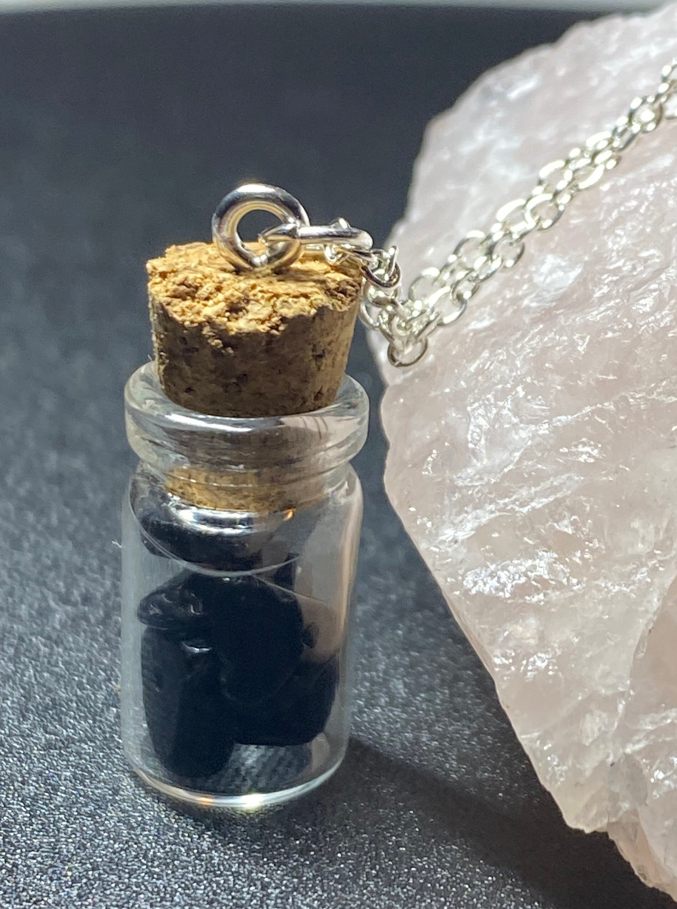 Small jar necklace sale