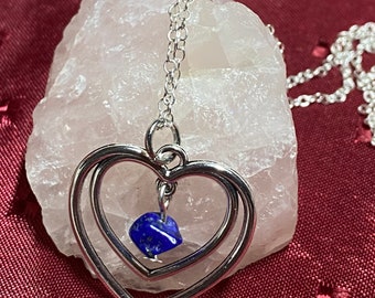 In My Heart Necklace - Lapis Lazuli