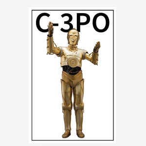 C-3PO Poster, C-3PO Wall Art