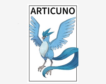Articuno Poster, Articuno Wall Art