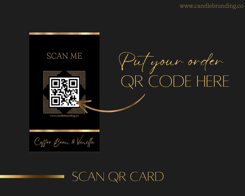 Luxury Candle Scent Card Template Candle Sampler Set Etsy