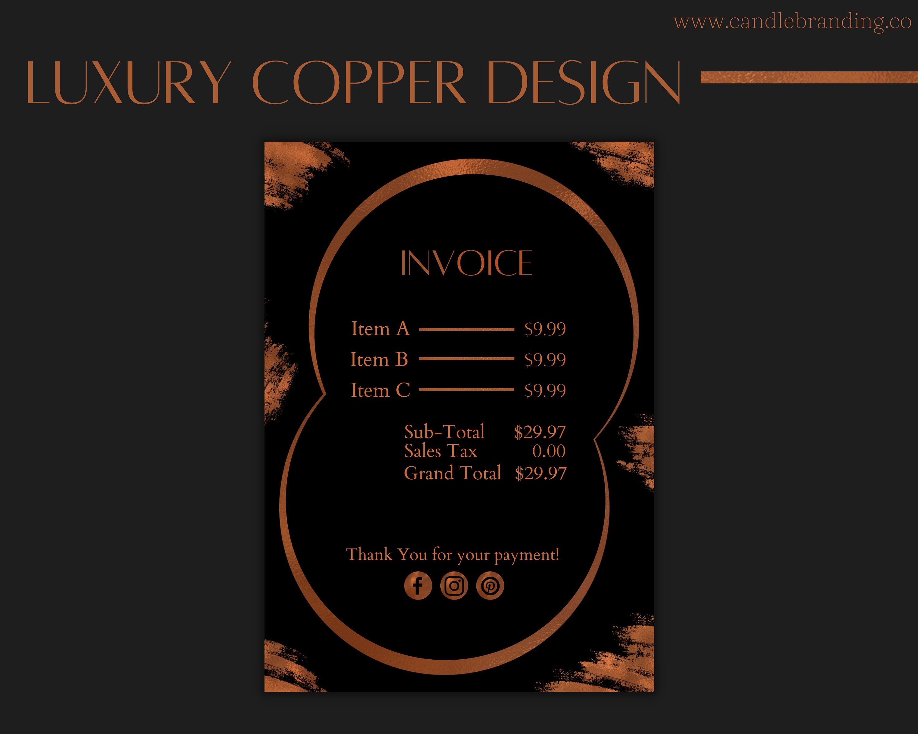 Invoice Form Printable Template, Editable Invoice Form, Printable ...