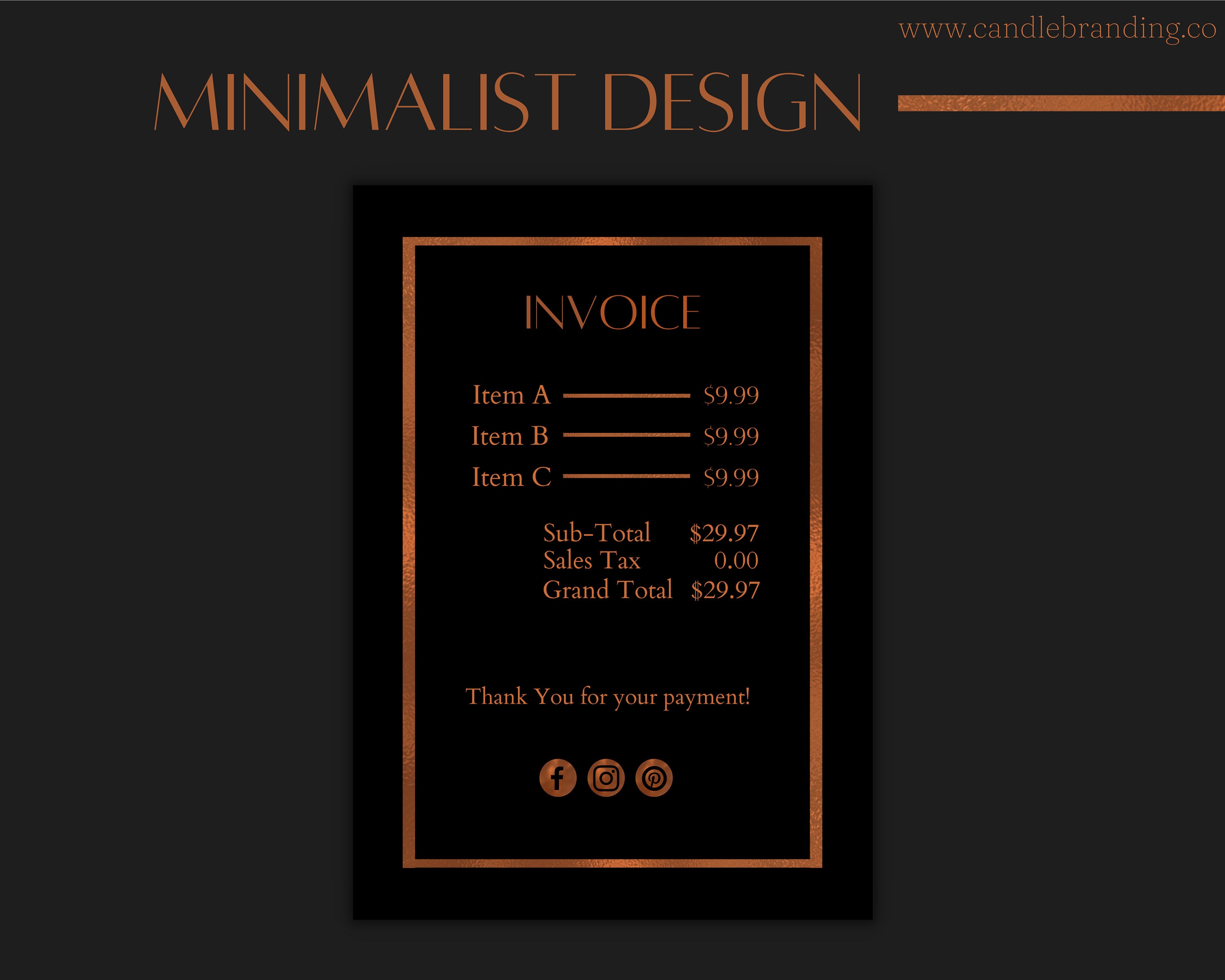Invoice Form Printable Template, Editable Invoice Form, Printable ...