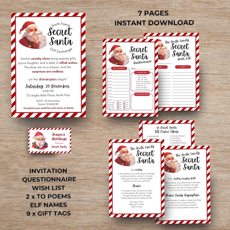 Secret Santa Questionnaire for - Il 794xN.5522758782 O8wo 