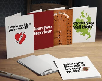 Cribbage Greeting Cards (5-Pack)