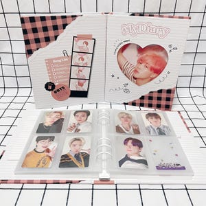 My Diary | A5 Binder | BTS Jimin | Kpop Photocard Binder Collect Book