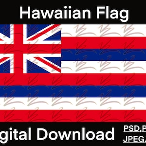 Hawaiian State Flag Bundle - INSTANT Digital Download