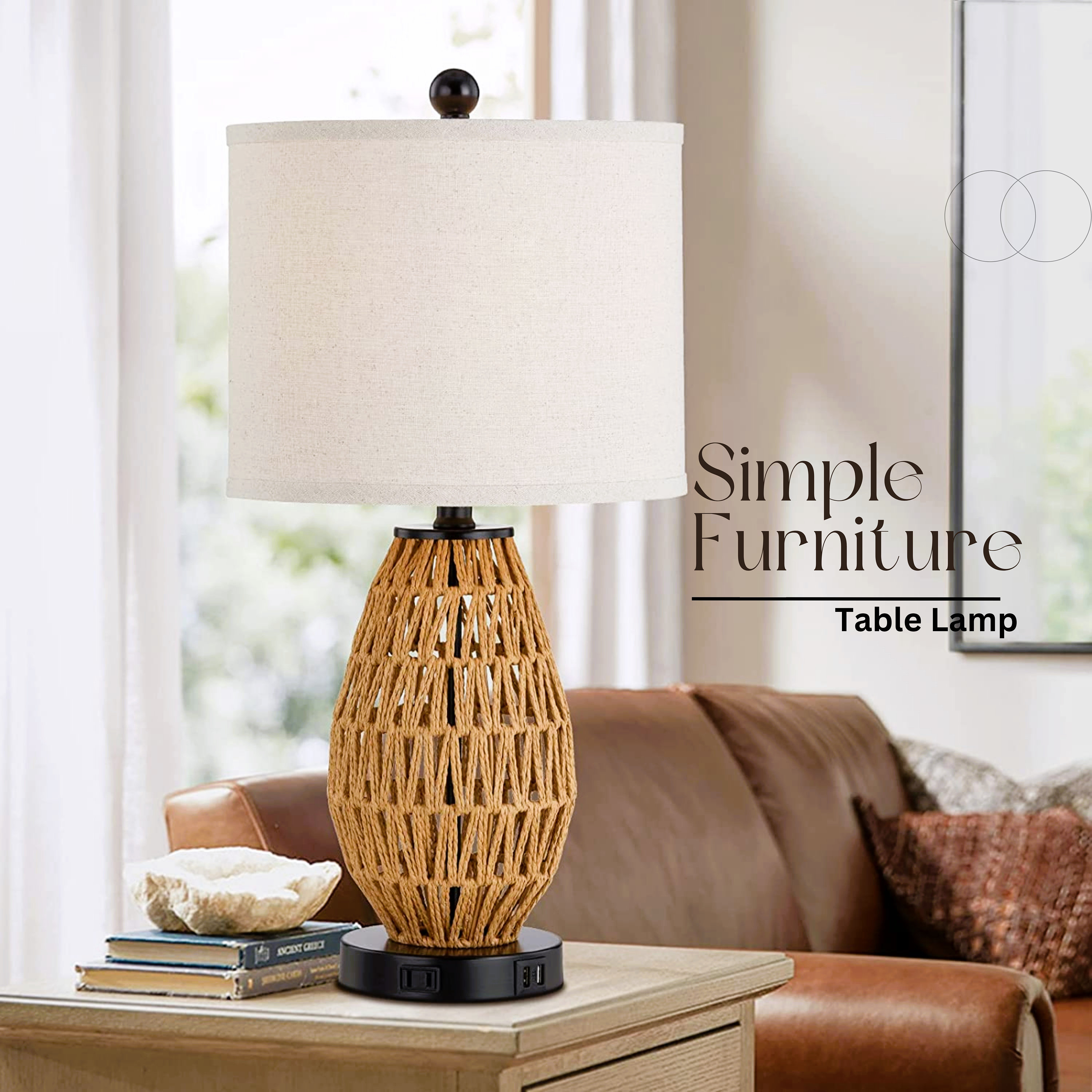 Bedside lamps with usb 2025