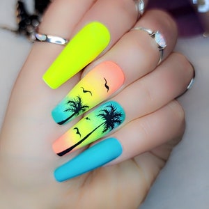 Press on nails Vacay Vibes