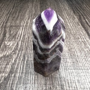 Amazing Chevron Amethyst Tower