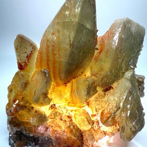 Premium 2lb Dragon Scale Calcite with rare Red Hematite inclusions!