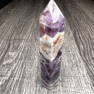 Amazing Chevron Amethyst Tower