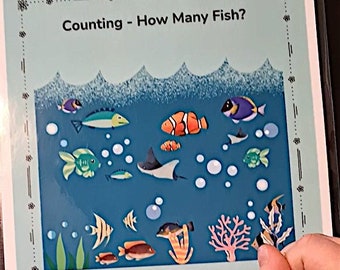 Counting Worksheets Bundle: Preschool Learning Activities (PDF Digital Download)