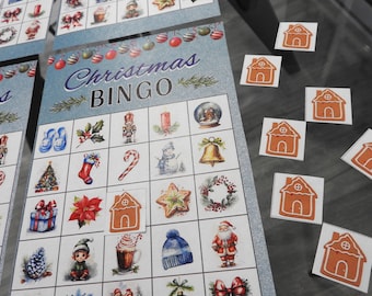 Christmas Bingo Game: Holiday Party Activity (PDF)