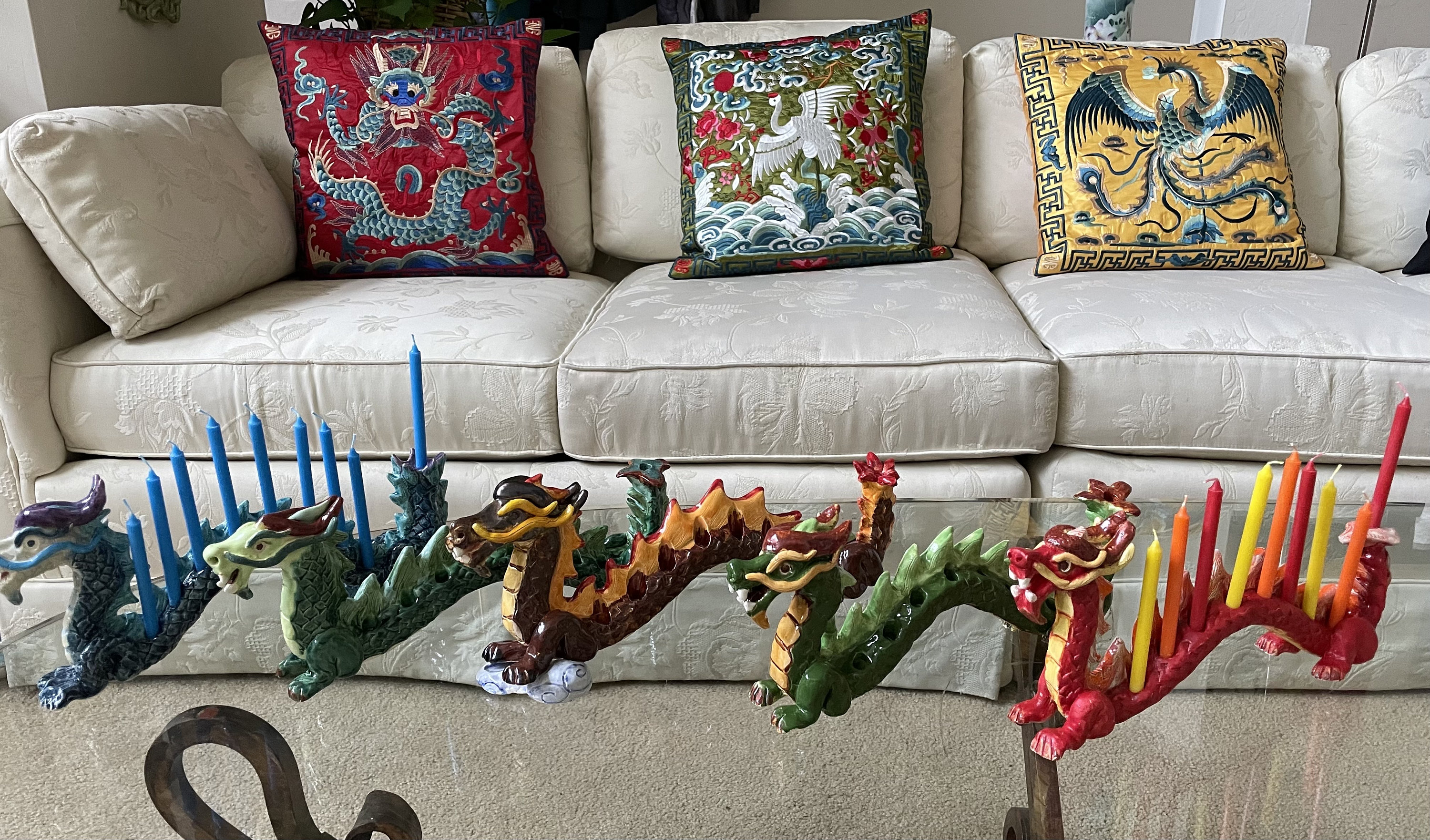 Hanukkah candles etsy