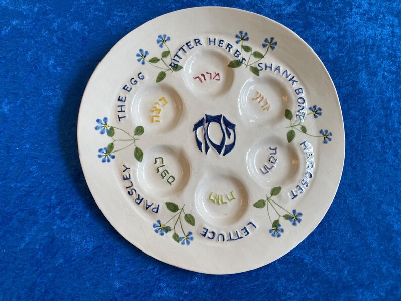 Handmade Passover Seder Plate