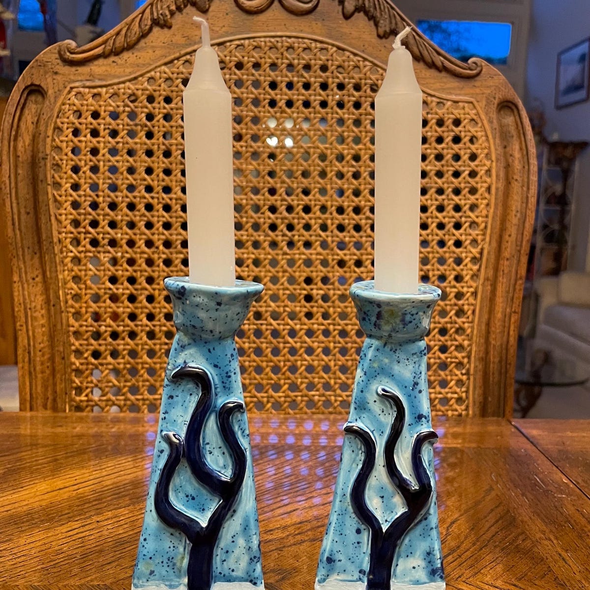Shabbat Candle Holders - Etsy