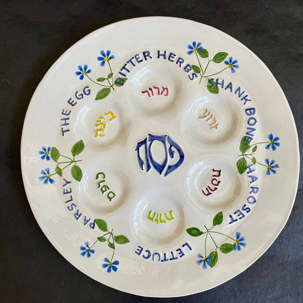 Handmade Passover Seder Plate