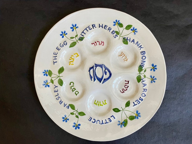 Handmade Passover Seder Plate