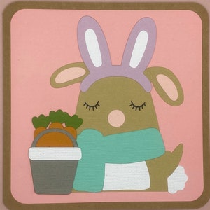 Osterkarten, Grußkarte, 3D, Besondere Anlässe, handgemacht, Geschenk, Blankokarte, niedliche Karten, Hunde, Frohe Ostern, Kinder