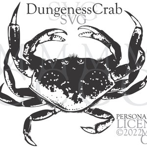 Dungeness Crab SVG PNG DXF for Personal Use