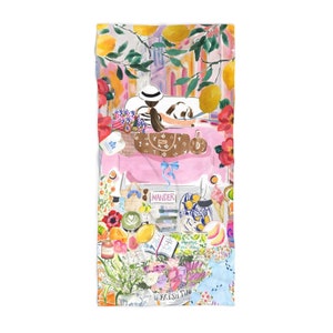 Pretty Beach Towel, Pool Towel, Girls Trip Towel, Beach Towel, Summer Birthday Gift, Pool Party Gift, Best Friend gift, Best Beach Towel