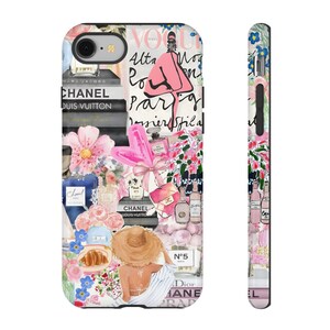 Coquette Collage Phone Case, Trendy scrapbook phone case, iPhone 16 15 14 13 12 11 case, Samsung Galaxy S23 S22 S20 Ultra, Fashion