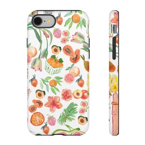 Fruit Collage Phone Case, Farmers Market iPhone Case, iPhone 16, 15, 14, 13, 12, 11, Samsung Phone Case, Fruit Phone Case