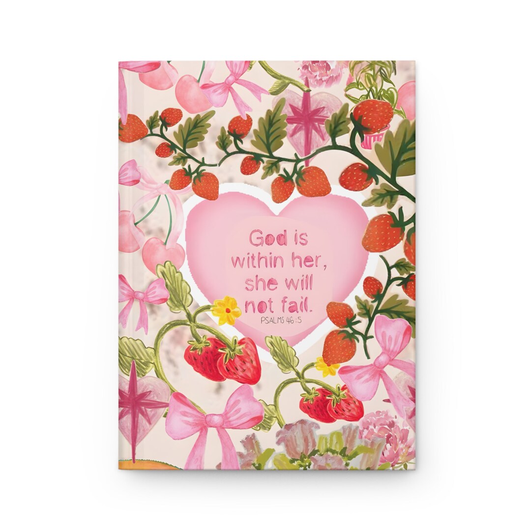 God is Within Her Journal, Prayer Journal, Christian Journal, Pretty ...