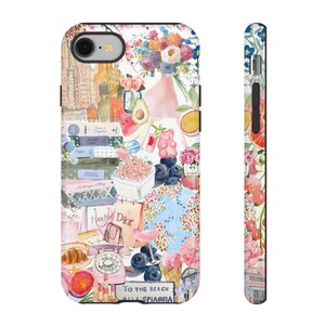 Coquette Collage Handyhülle, Trendy Scrapbook Handyhülle, iPhone 16 15 14 13 12 11 Pro Max iPhone Hülle, Samsung Galaxy S23 S22 S20 Ultra