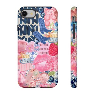 Sommer Collage iPhone Fall, trendige ästhetische Handyhülle, Sommer Asestheric, iphone Fall für iPhone 16 15 14 13 12 11 Pro Max, Tochter Geschenk