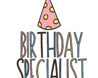 Birthday Specialist- Labor and Delivery PNG, labor and delivery designs, nurse designs, Postpartum